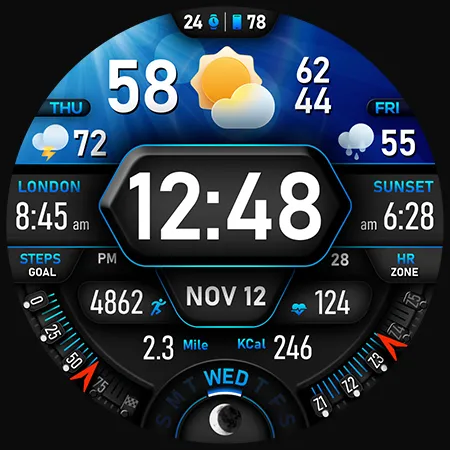 PER017 Digital Watch Face screenshot 41