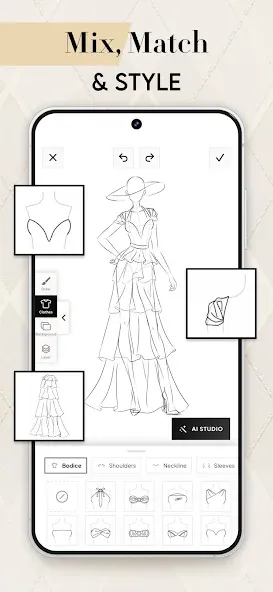 Fashion Design Clothes: Sketch screenshot 2