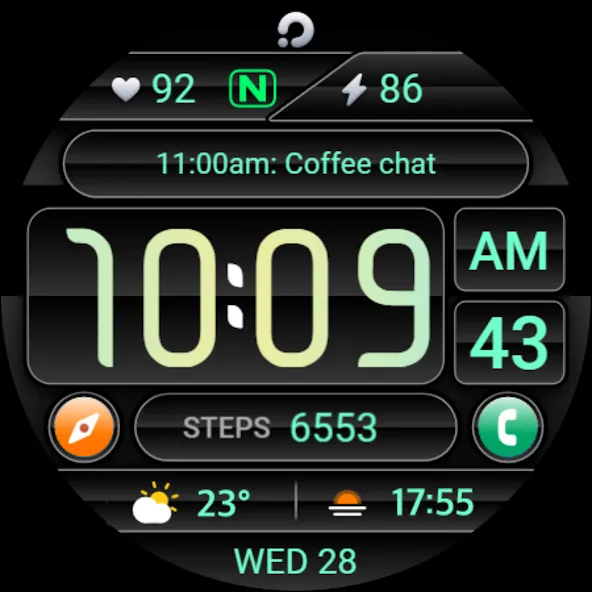 PRADO 61 Digital Watch Face screenshot 8