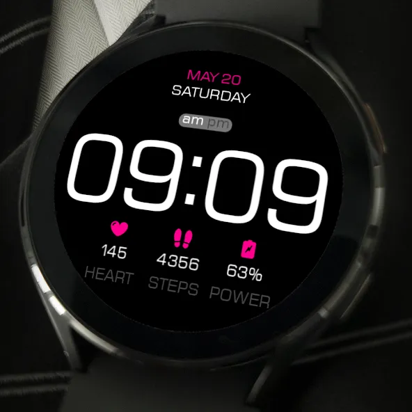 Key055 Digital Watch Face screenshot 5