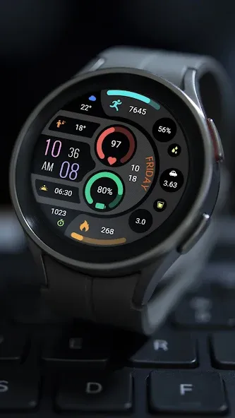 【Digital】Half Arc Widget screenshot 5