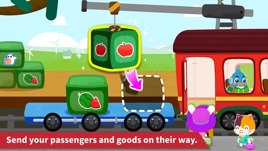 Baby Panda's Train screenshot 2