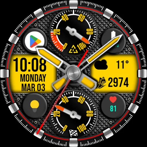 Hybrid Watch Face MB394 screenshot 26