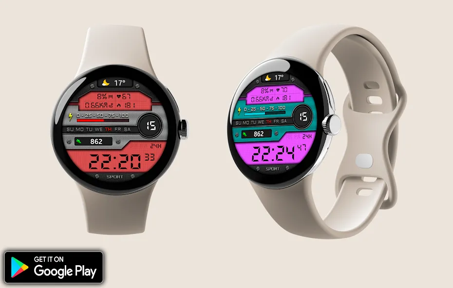 Digital Dadan Watch Face screenshot 4