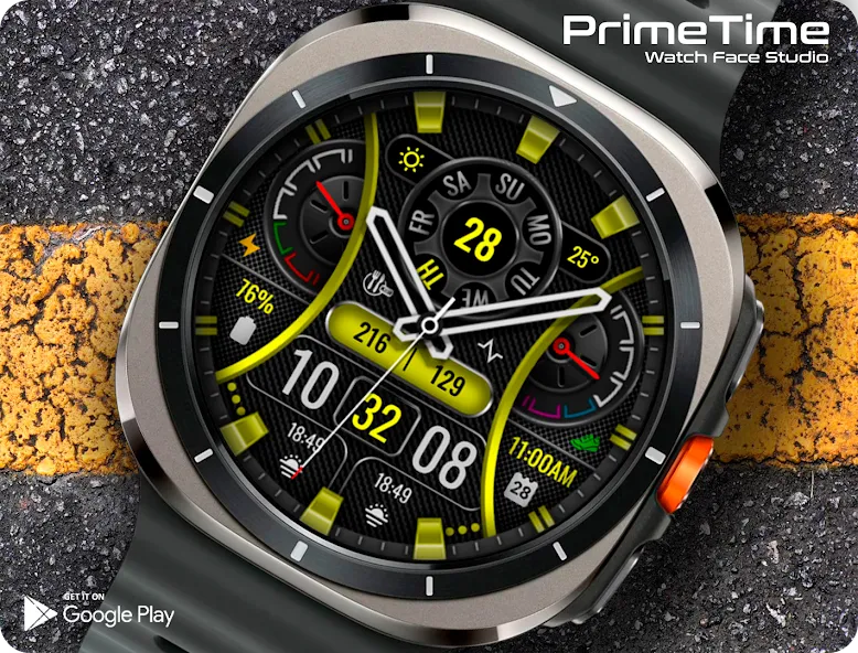 PT43 Hybrid Watch Face screenshot 3