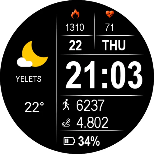 Digital Retix Watch Face screenshot 13