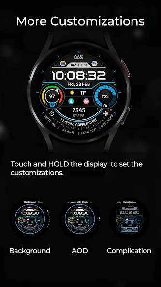 TVV Workout 3 Watch Face screenshot 5