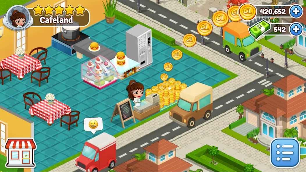 Cafeland - Jogo de Restaurante screenshot 3