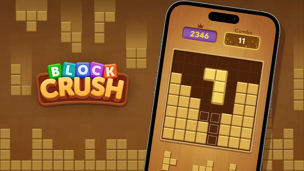 Block Crush: 블록블라스트 퍼즐 screenshot 1