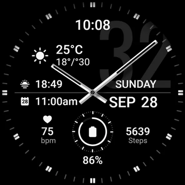 Watch face 10h08.com #75 screenshot 25