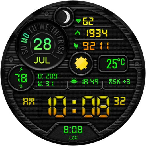 DIGI MADRASAN CTS33 Watch face screenshot 17