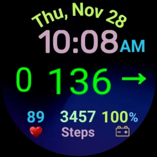 DMM3 Diabetic Watch Face XXL screenshot 3