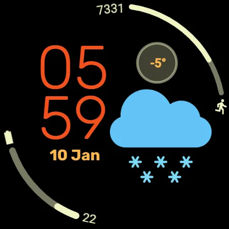 Weather 2 Watch face screenshot 32