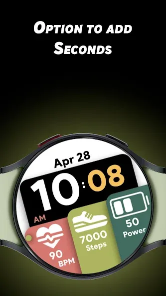 Modular Tiles - Watch face screenshot 5
