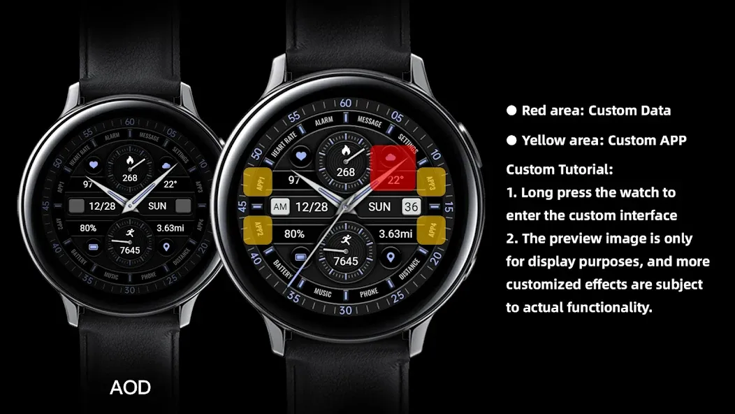 Dark Elegant Purple ZKin Watch screenshot 4