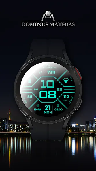 DM031 Cool Digital Watchface screenshot 5