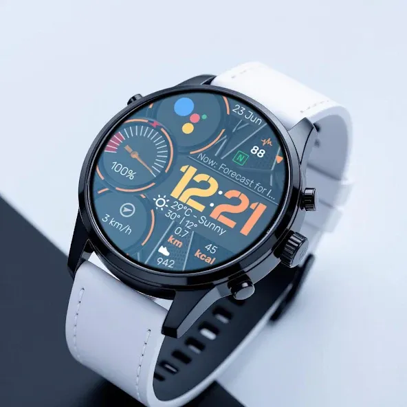 Info Watch Face crc035 screenshot 1