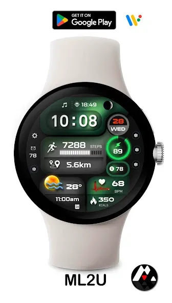 ML2U 255 Watch Face screenshot 6