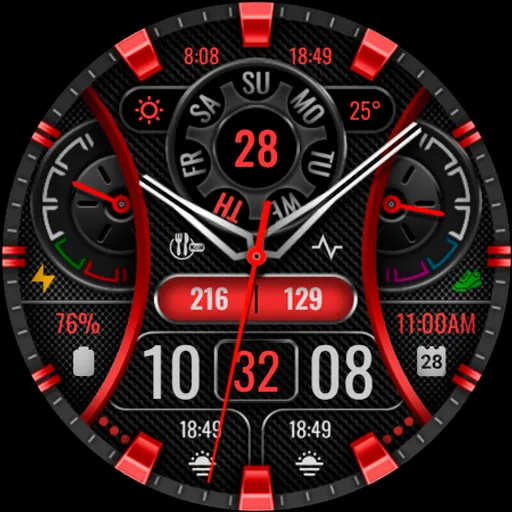 PT43 Hybrid Watch Face screenshot 26