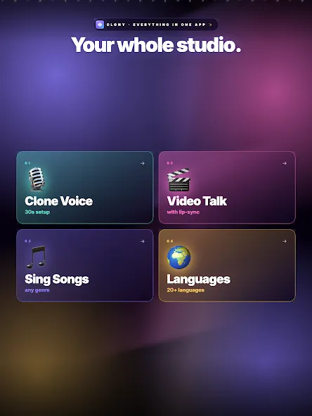 Clony: AI Voice & Face Cloning screenshot 12