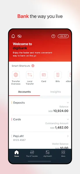 DBS digibank screenshot 1