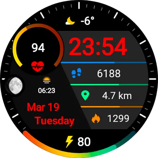 Digital Trost Watch Face screenshot 19