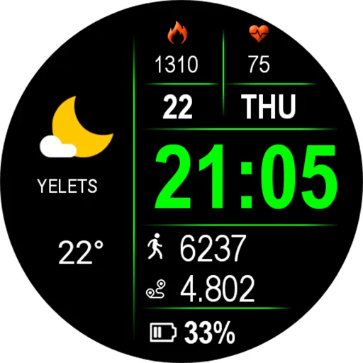 Digital Retix Watch Face screenshot 17