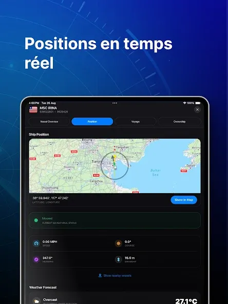 MarineRadar: Suivi des navires screenshot 10