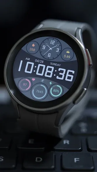 Blue Color Layer For Wear OS screenshot 6
