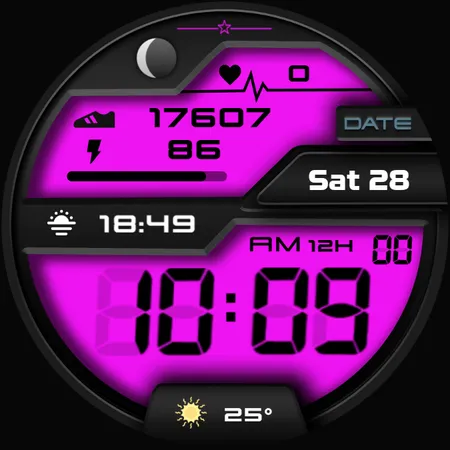 Colorful Digital Watch Face screenshot 40