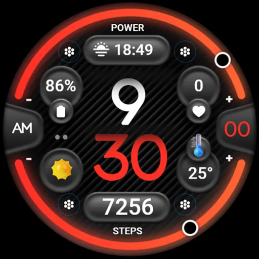 OMG 31 Digital Watch Face screenshot 25