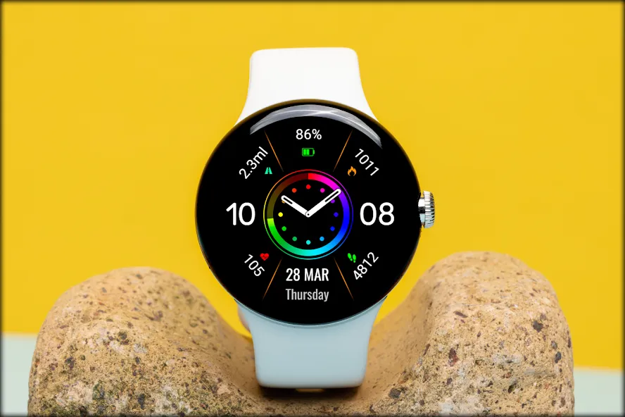 Minimal RATON URX77 Watch face screenshot 3