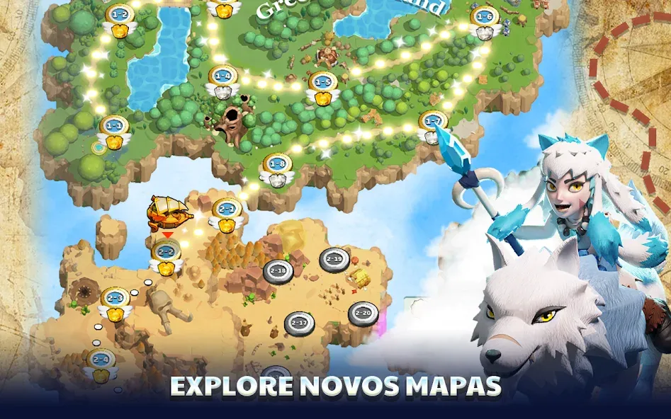 Wild Sky TD: Tower Defense RPG screenshot 13