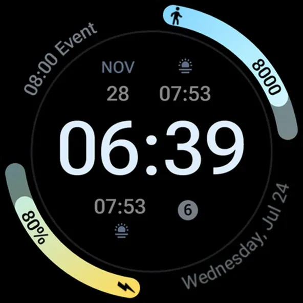 Athlete 2: Watch face screenshot 9