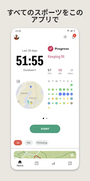 Sports Tracker Running Cycling screenshot 1