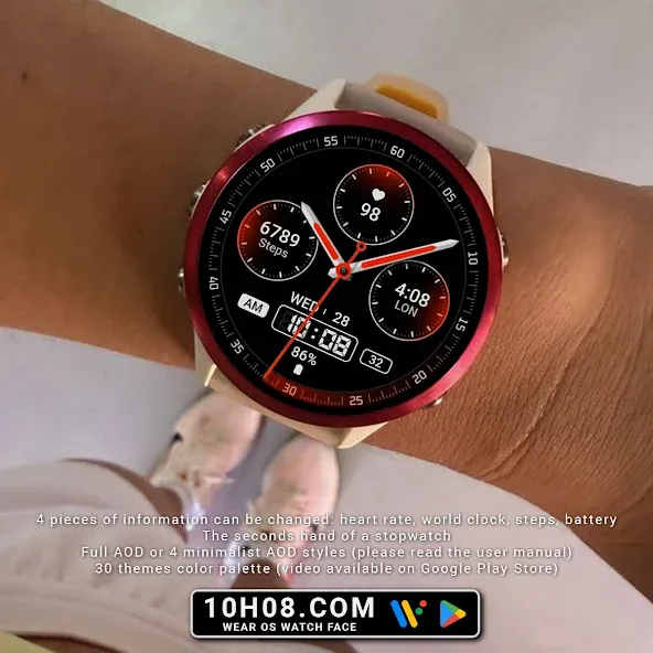 Watch face 10h08.com #126 screenshot 3