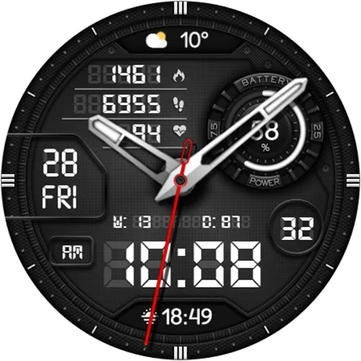 Hybrid PIKANT Watch face screenshot 13
