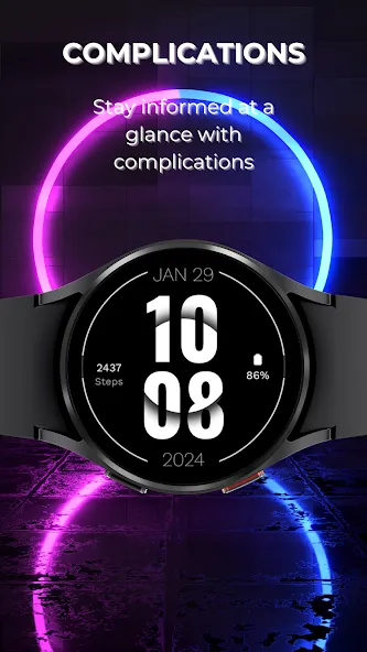 EXD030: Minimal Watch Face screenshot 3
