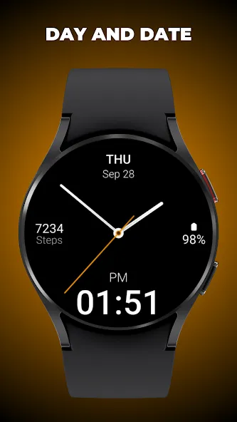 Minimal Hybrid Watch Face screenshot 4