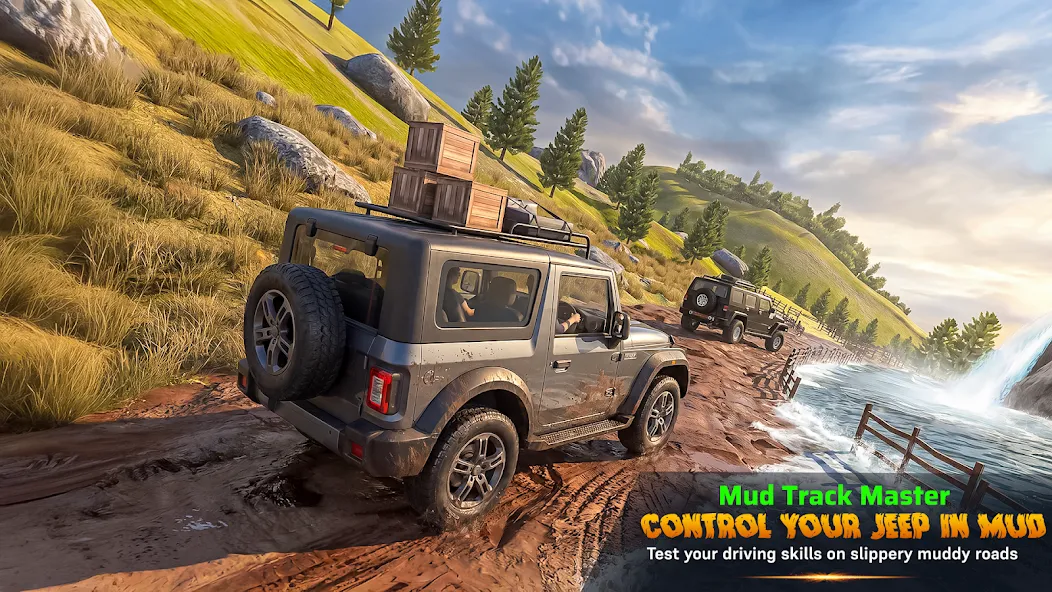 Real Jeep Driving Offroad Game screenshot 5