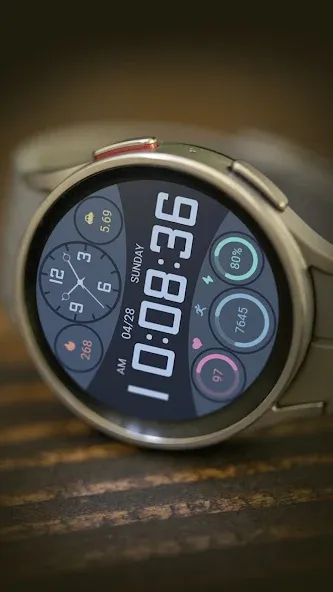 Blue Color Layer For Wear OS screenshot 7