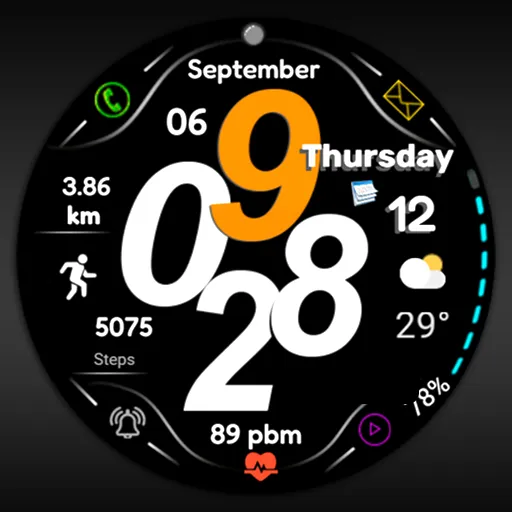 FSW270 Digital Watchface screenshot 5