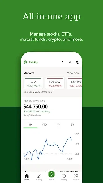 Fidelity Investments screenshot 1
