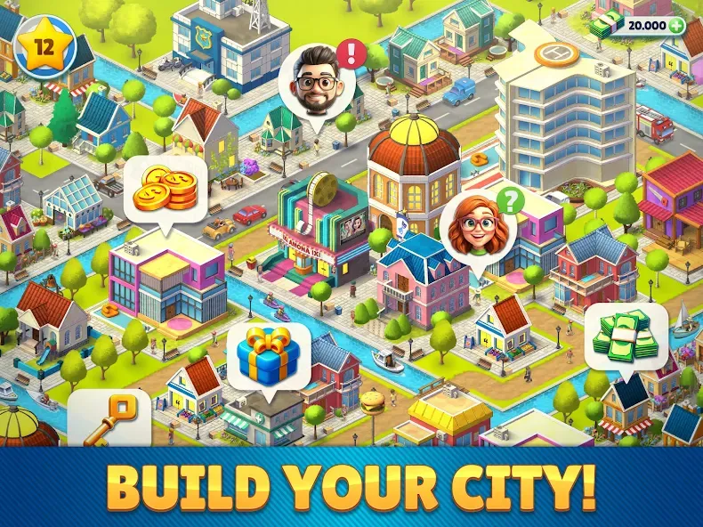 Cozy Town: Design a City Sim screenshot 19