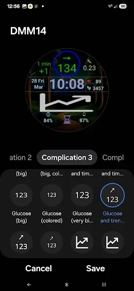 DMM14 Diabetic Watch Face screenshot 5