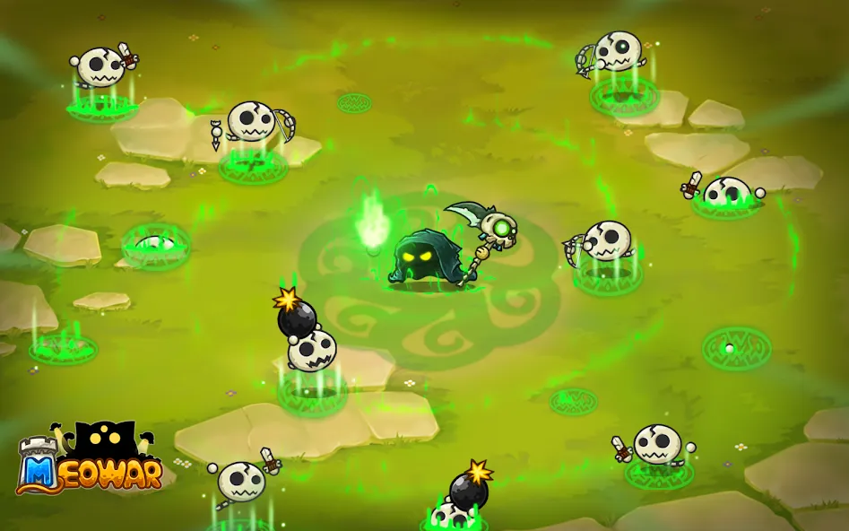 Meowar - PvP Cat Merge Defense screenshot 8