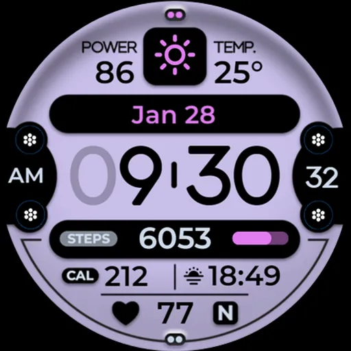 OMG 326 - Digital Watch Face screenshot 31