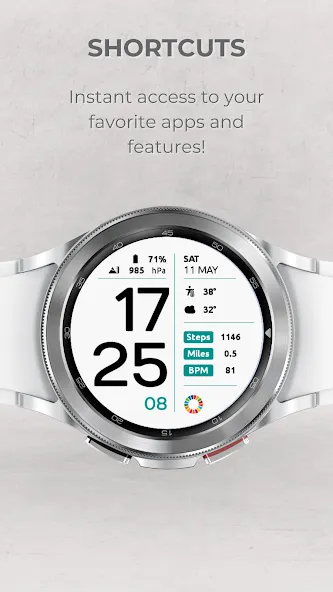 EXD043L: Digital Watch Face screenshot 6