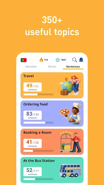 Learn Portuguese - 11000 Words screenshot 5