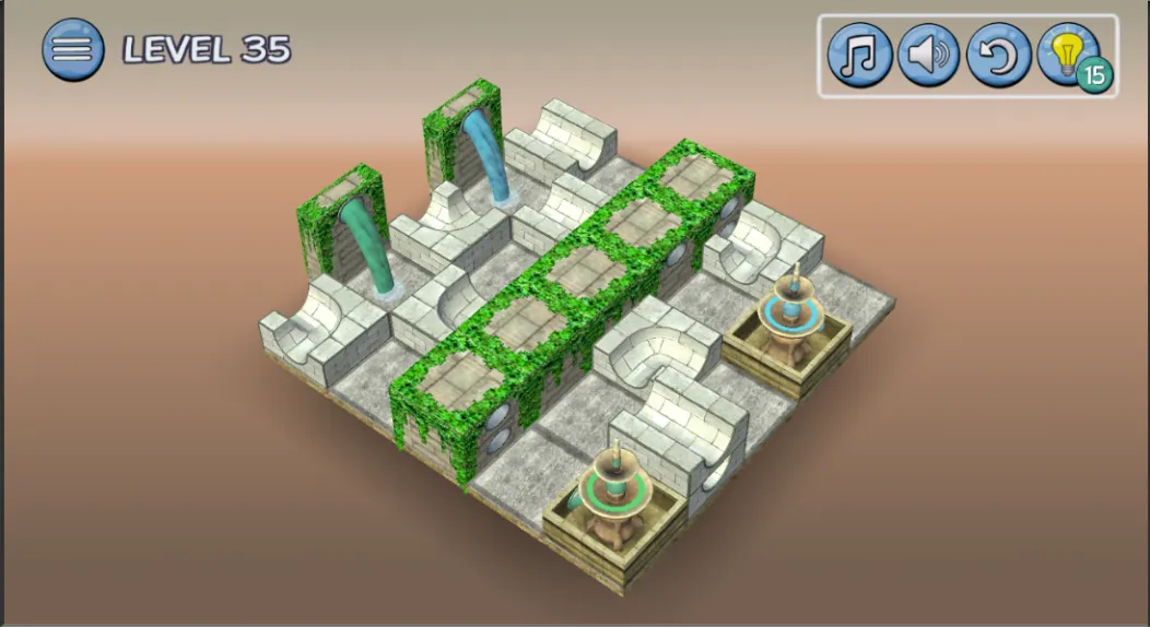 Flow Water Fountain Puzle 3D screenshot 14